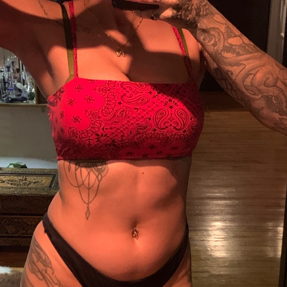 Bandanna red top